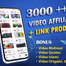 3000+ VIDEO AFFILIATE PRODUK TERLARIS