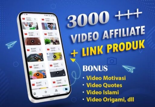 3000+ VIDEO AFFILIATE PRODUK TERLARIS